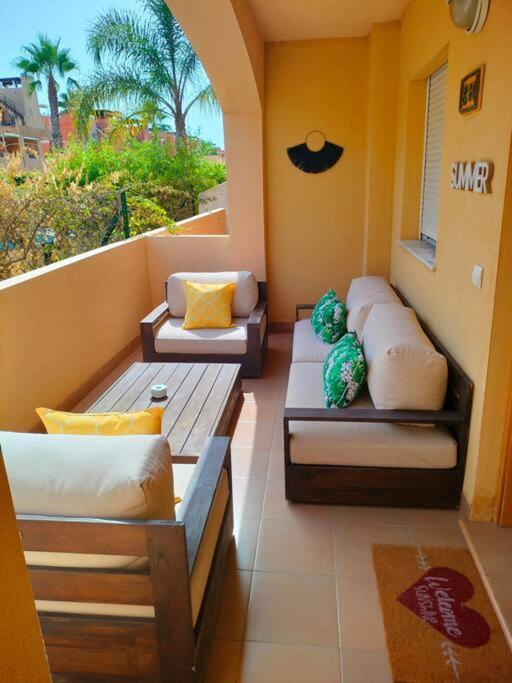 Bajo Con Jardin A Pie De Playa Y Piscina Comunitaria Con Jacuzzi Apartamento Playas de Vera Exterior foto