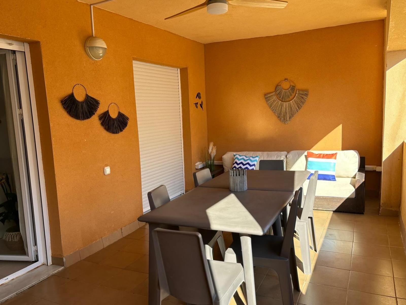 Bajo Con Jardin A Pie De Playa Y Piscina Comunitaria Con Jacuzzi Apartamento Playas de Vera Exterior foto