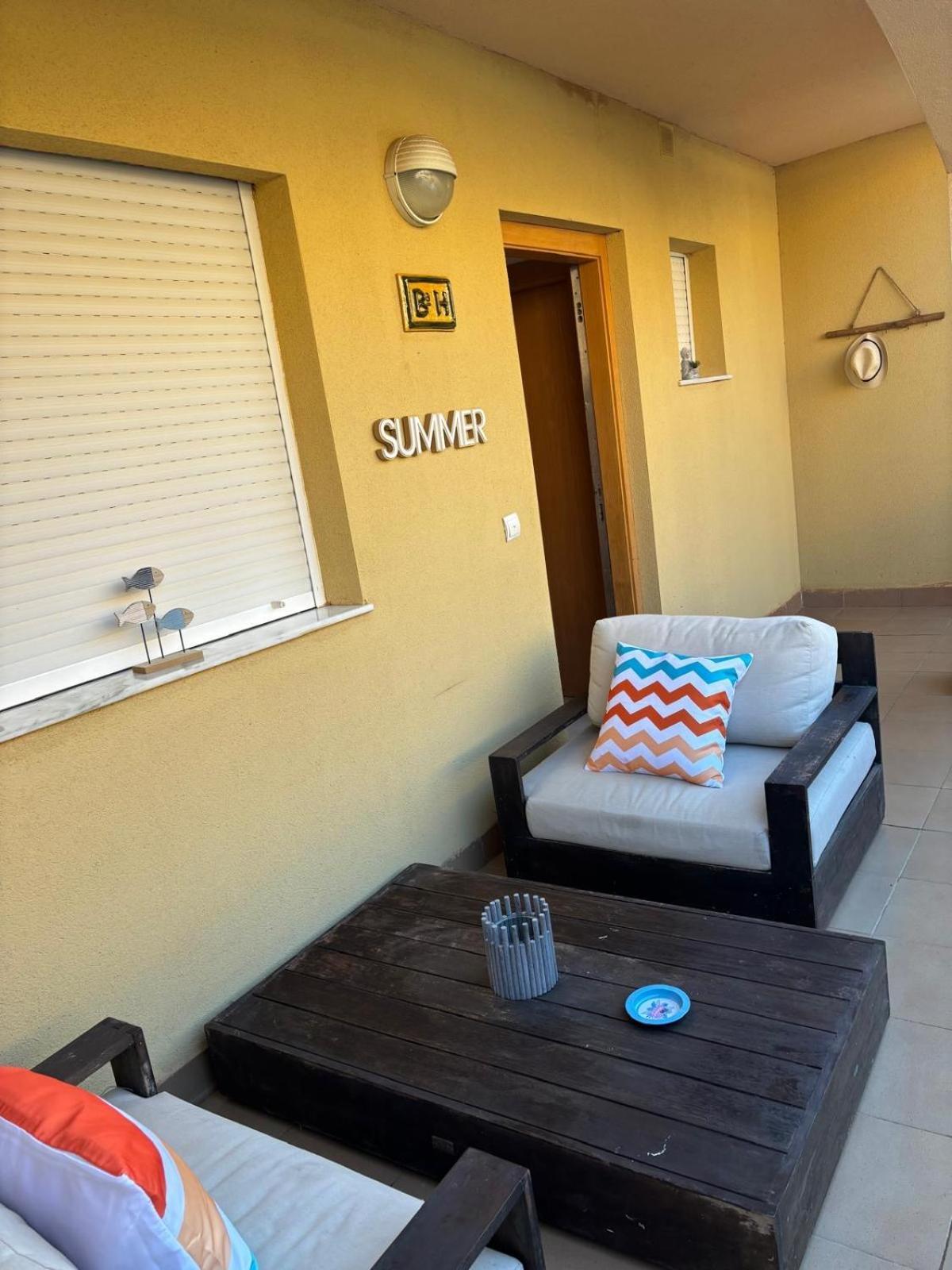 Bajo Con Jardin A Pie De Playa Y Piscina Comunitaria Con Jacuzzi Apartamento Playas de Vera Exterior foto